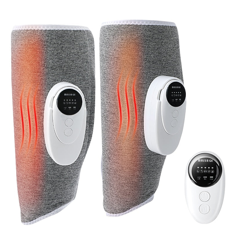 Nuaer-Wireless Smart Calf and Leg Air Pressure Massager, Promotes Bloo