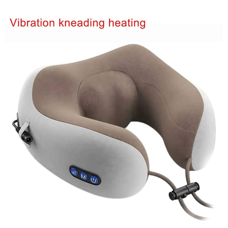 Multifunctional U-shaped pillow massage pillow Electric Neck Massager