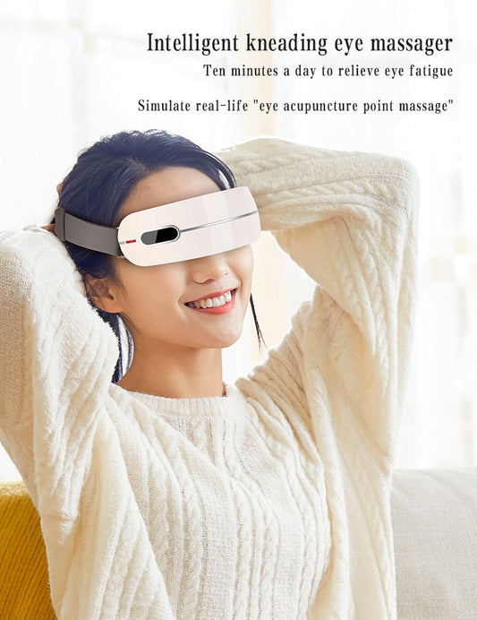 massager eye myopia health care imitation hand massage bluetooth music