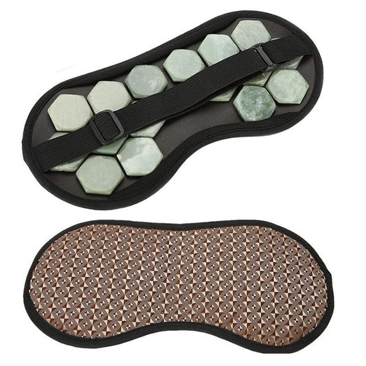 Electric Eye Mask Tourmaline Eye Care Massager Jade Stone Massage Heat