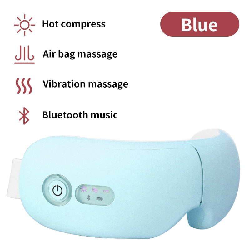 Rechargeable Smart Eye Massager Facial Massager Bluetooth Music Foldab