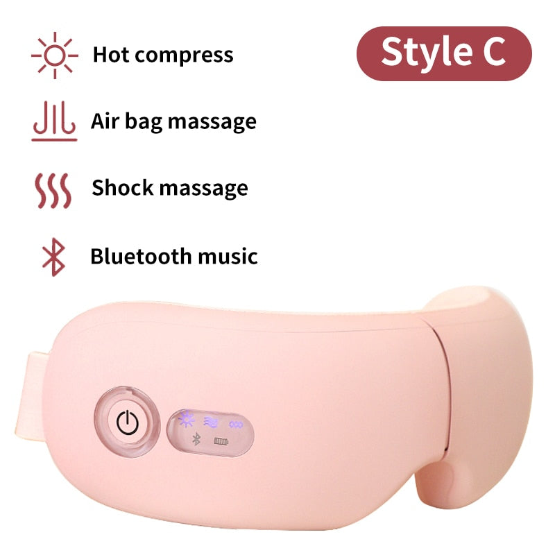 Rechargeable Smart Eye Massager Facial Massager Bluetooth Music Foldab