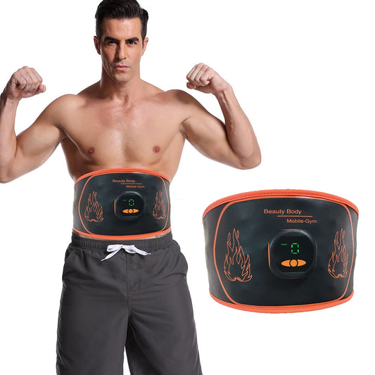 EMS Waist Massage Belt Fitness Slimming Equipment Electrical Belly Mus