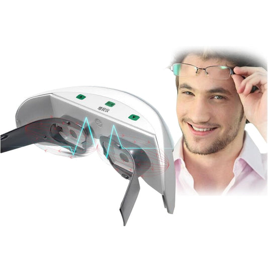 Optics 3D Eye Massager Restore Myopia Glasses EMS Acupressure Eye Care