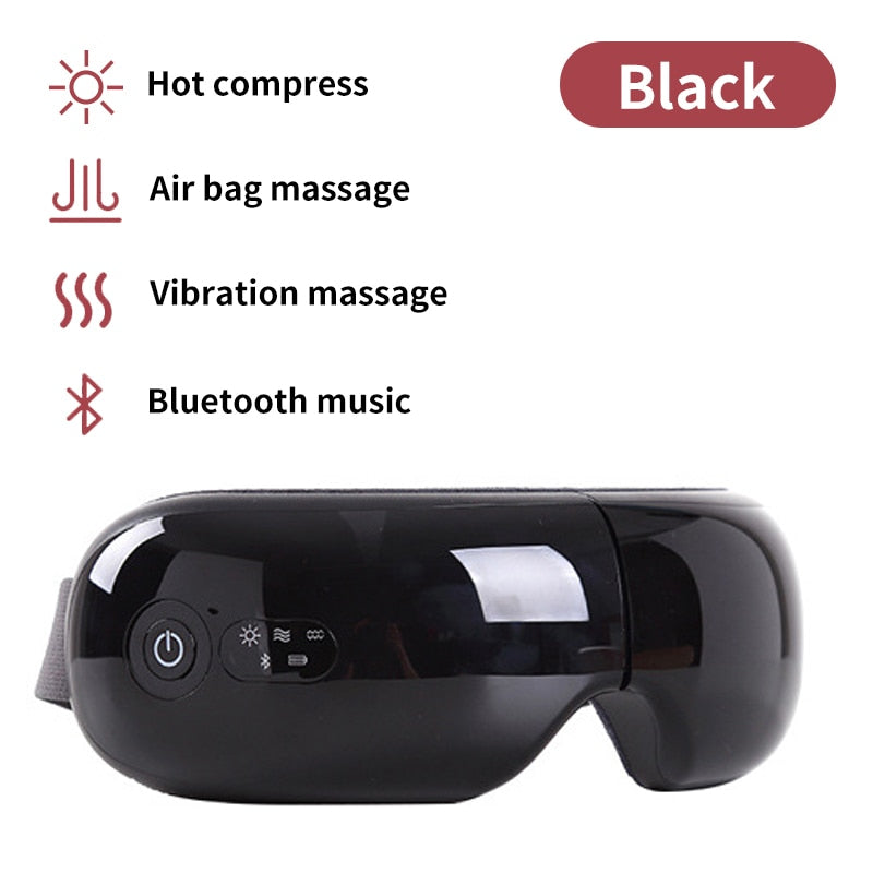 Rechargeable Smart Eye Massager Facial Massager Bluetooth Music Foldab