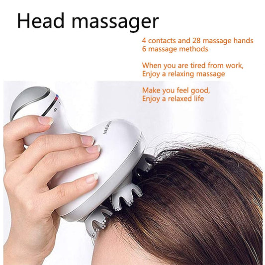 Smart head massager electric scalp massager relieve pressure and promo