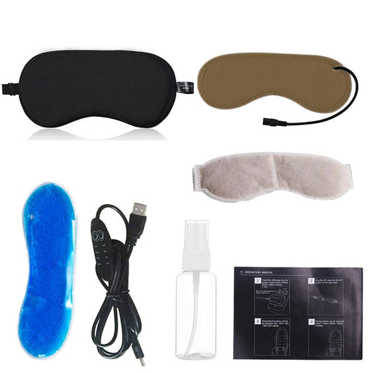 USB Steam Sleeping Eye Mask Shading Mask For Sleep Soft Adjustable Tem