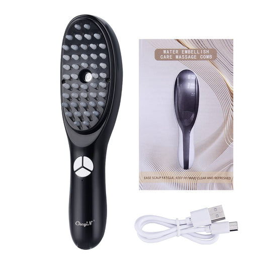 CkeyiN 3 in 1 Electric Wireless Infrared Ray Massage Comb Hair Growth