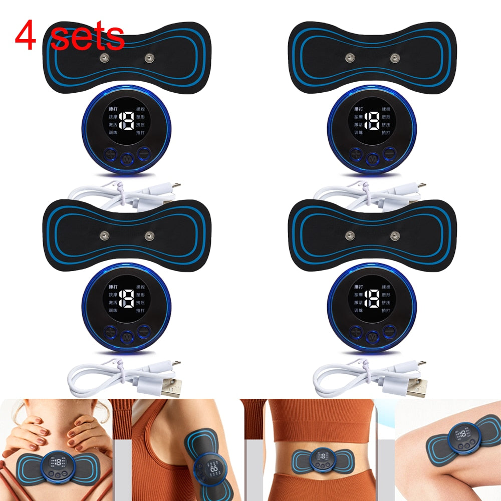 Neck Rechargeable Massager Electric Neck Massage EMS Cervical Vertebra