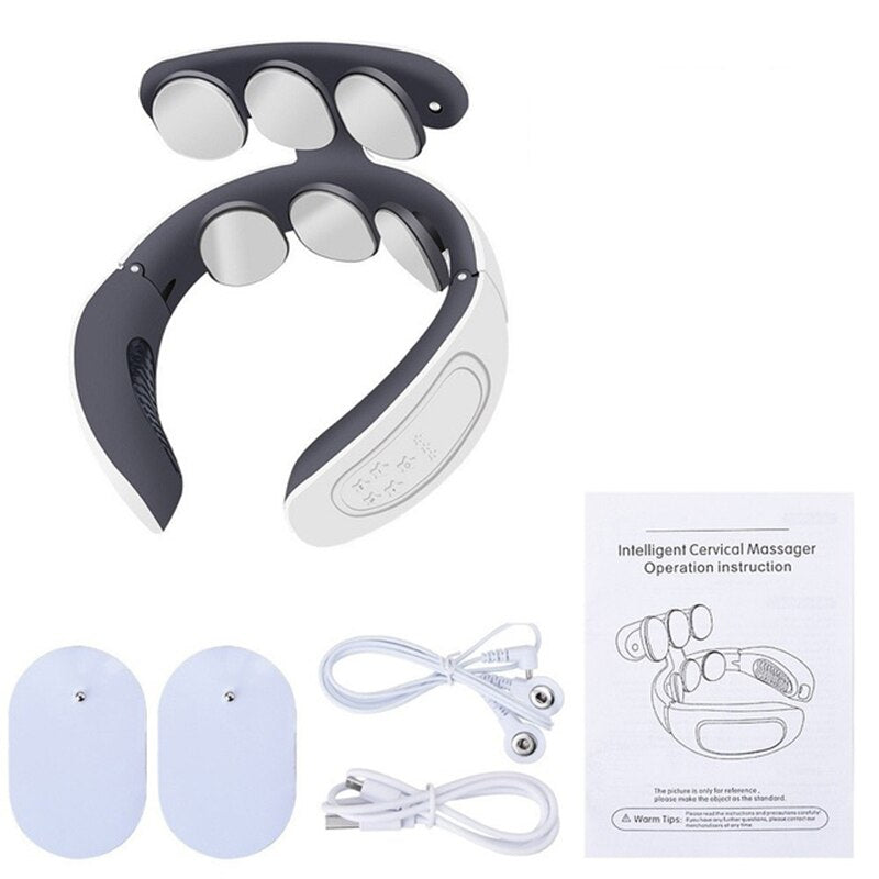 Neck Massager For Pain Relief With Heat Electric Neck Cervical Spine M