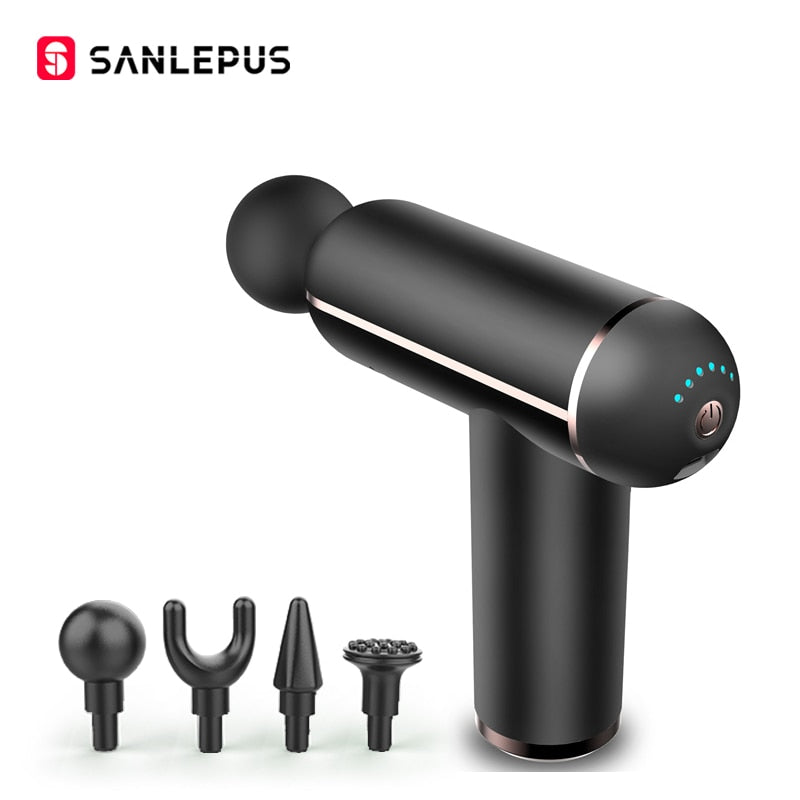 SANLEPUS Portable LCD Massage Gun For Body Neck Back Electric Percussi