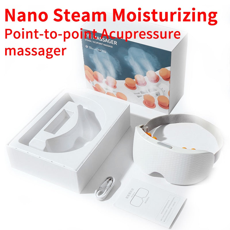 Nano Steam Eye Massager Eye Care Heating Bluetooth Music To Relieve Fa