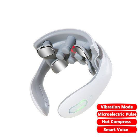 Vibration Neck Masssger Smart Electric Rechargeable Neck Massage Devic