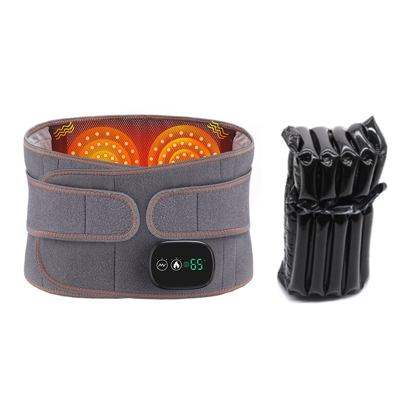 Electric Waist Massage With Red Light Hot Compress Lumbar Spine Suppor