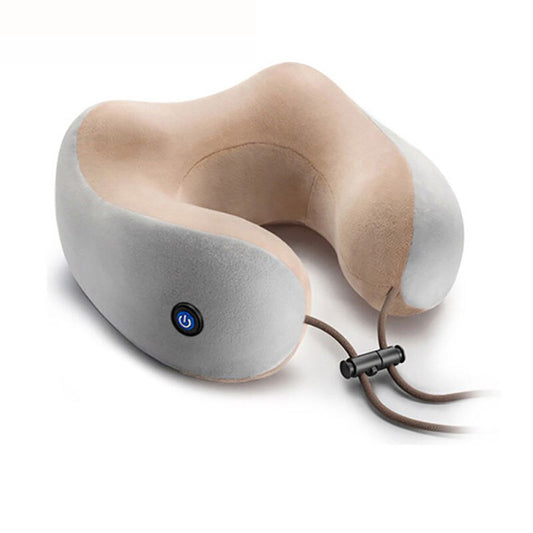 Neck Massager Travel Pillow U-Shaped Memory Foam Neck Pillow Electric