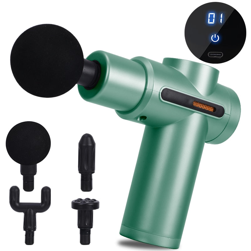 Massage Gun 32 Speed Deep Tissue Percussion Muscle Massager Fascial Gu