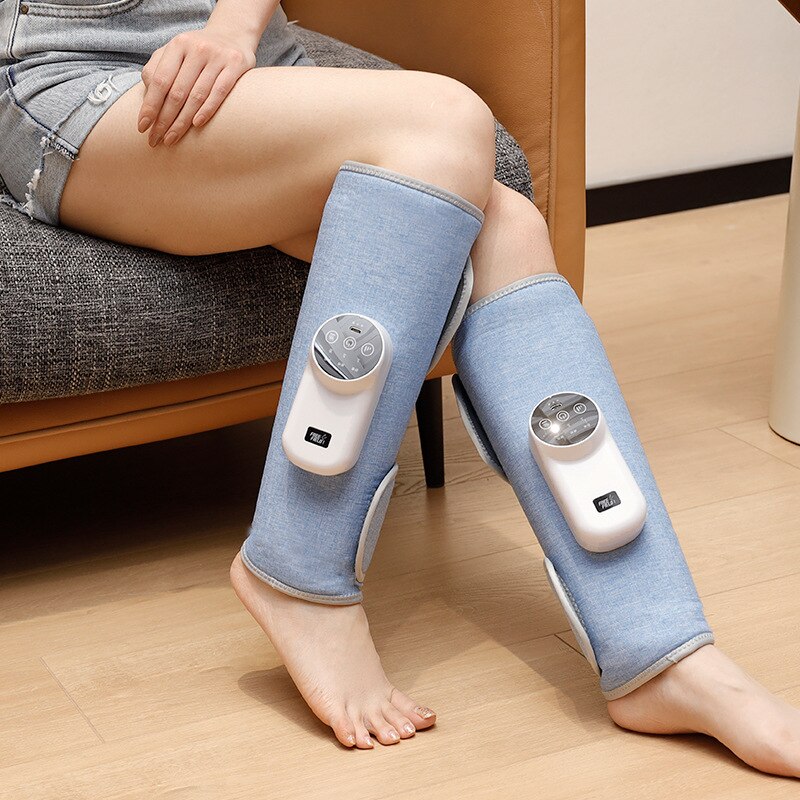 Electric Leg Massager 3 Modes Wireless with Air Compression Rechargeab