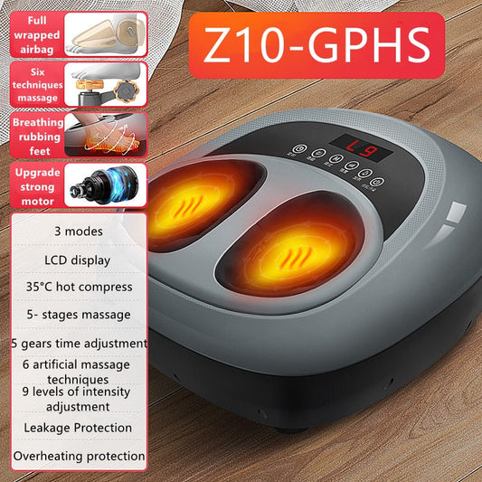 Intelligent Electric Foot Massager Machine Vibrator Infrared Heating T