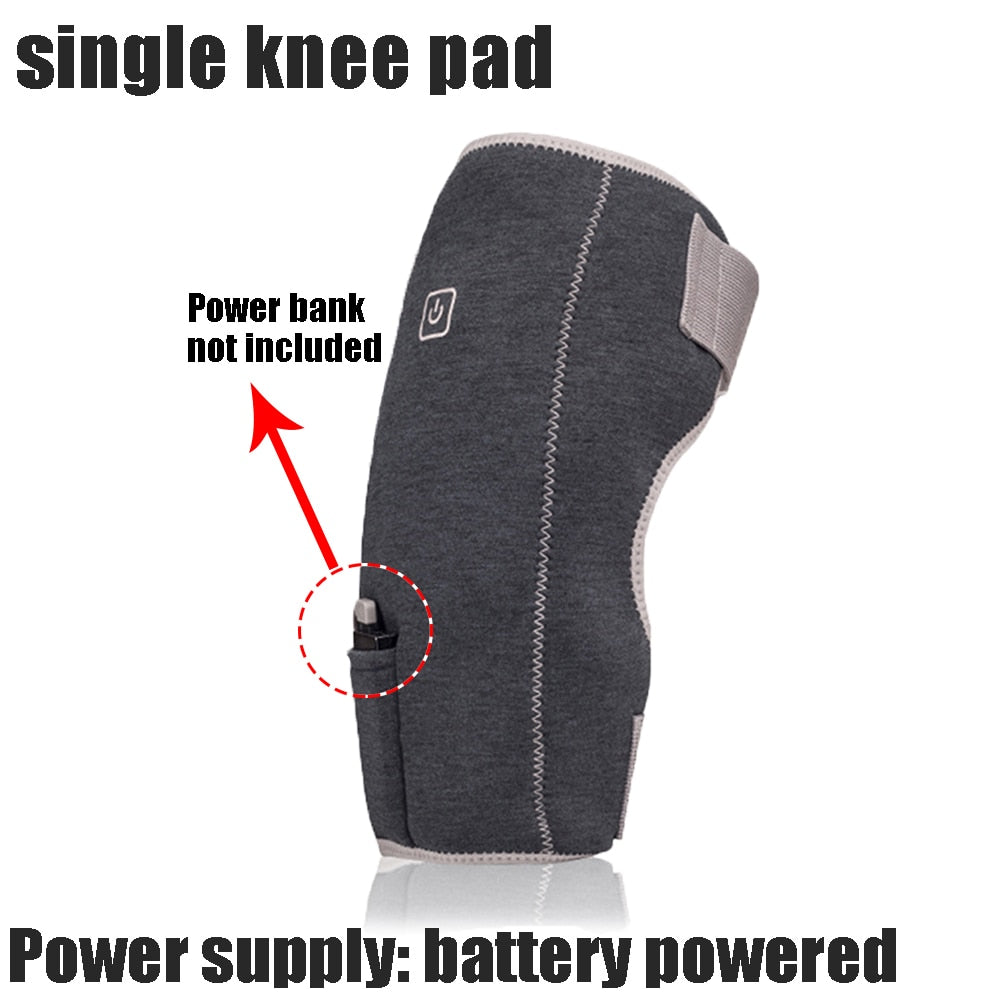 Electric Heating Knee Pads Massage Instrument Hot Compress Calf Massag