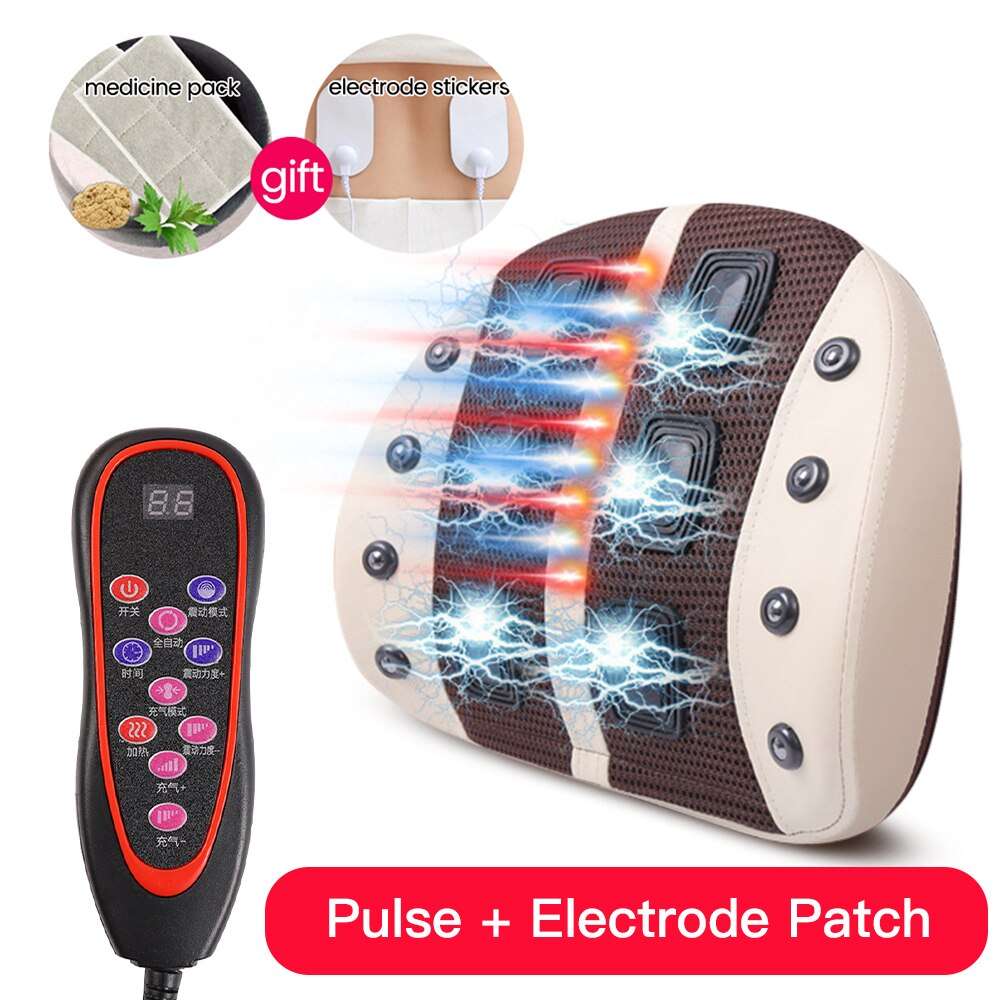 Multifunction Electric Massage Pillow Body Relaxation Cervical And Bac