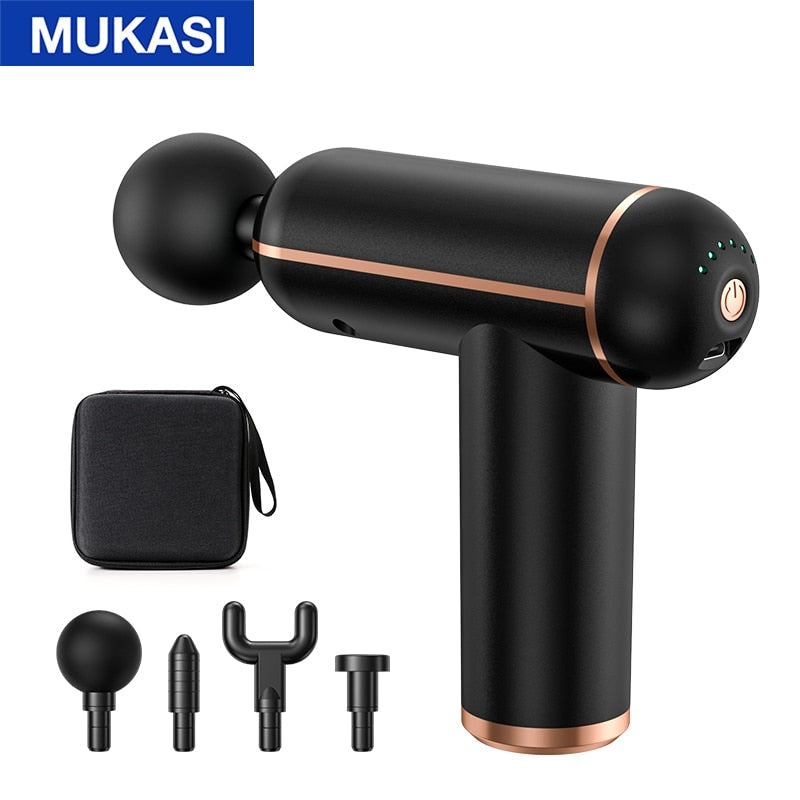 MUKASI Massage Gun Portable Percussion Pistol Massager For Body Neck D