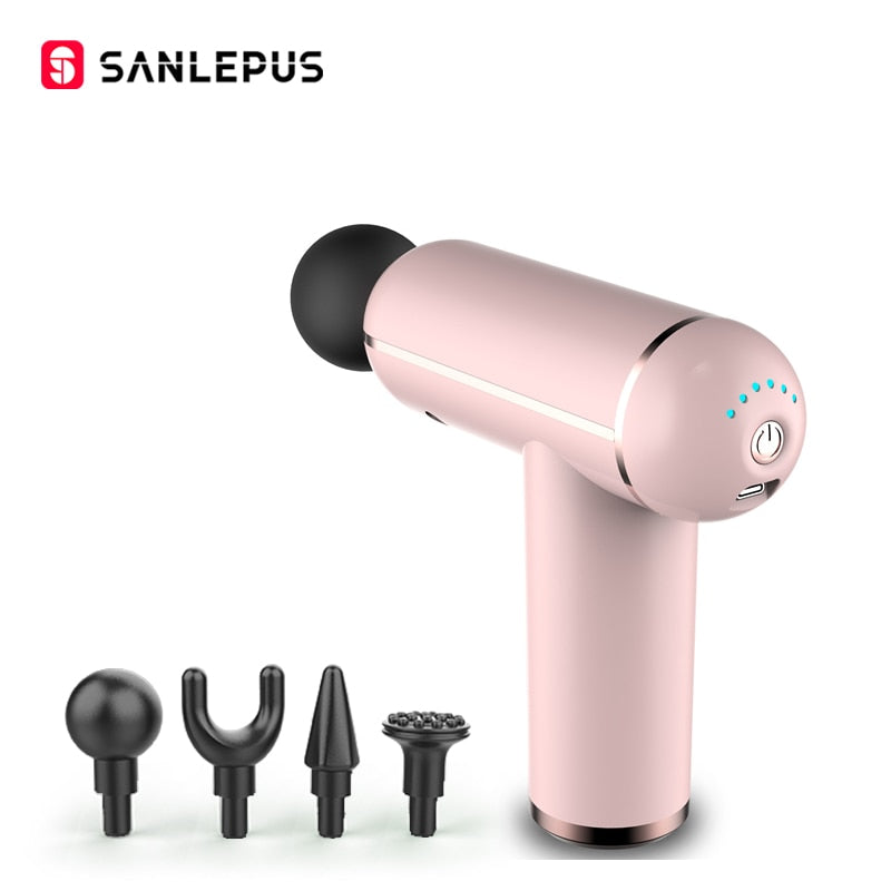 SANLEPUS Portable LCD Massage Gun For Body Neck Back Electric Percussi