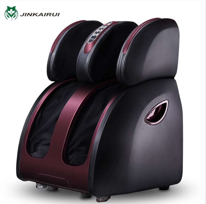 Jinkairui Electric Knee Foot Massager Airbags Heat Leg Calf Shiatsu Ma