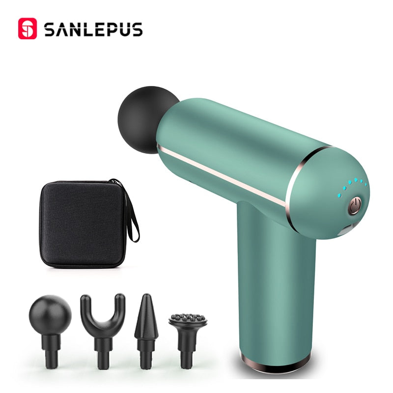 SANLEPUS Portable LCD Massage Gun For Body Neck Back Electric Percussi