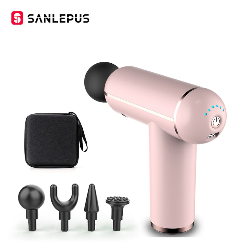 SANLEPUS Portable LCD Massage Gun For Body Neck Back Electric Percussi