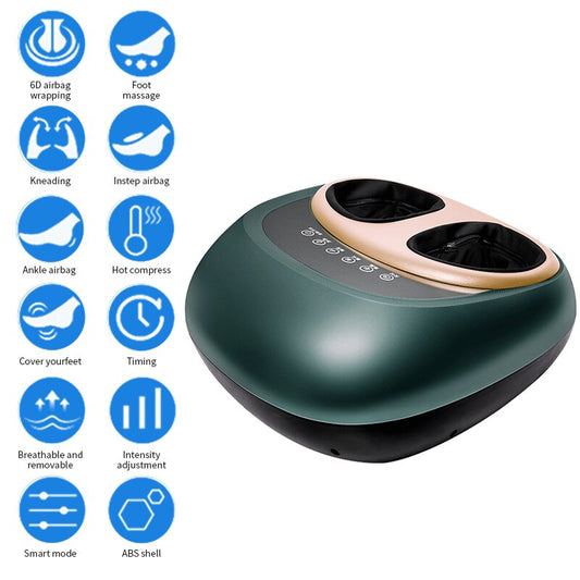 Jinkairui 220V Electric Antistress 3D Shiatsu Kneading Air Pressure Fo