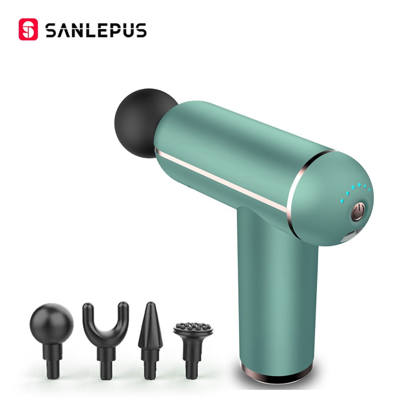 SANLEPUS Portable LCD Massage Gun For Body Neck Back Electric Percussi