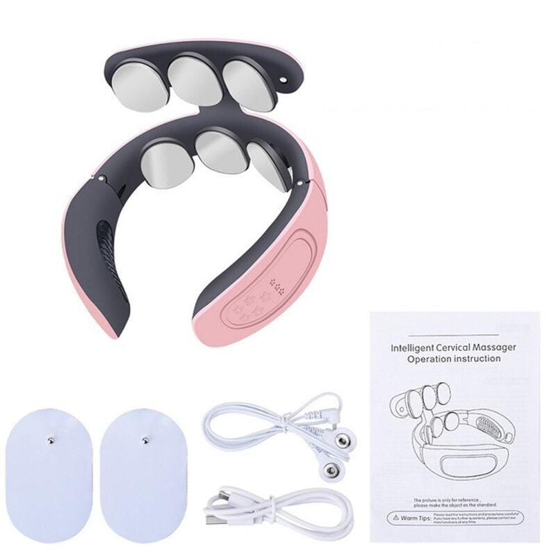 Neck Massager For Pain Relief With Heat Electric Neck Cervical Spine M