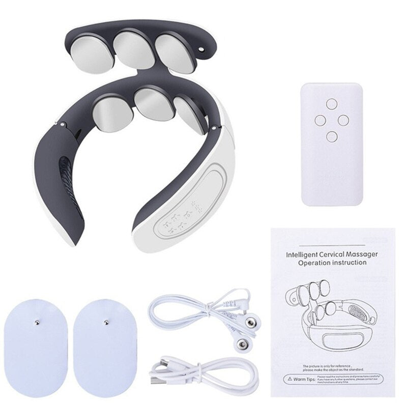 Neck Massager For Pain Relief With Heat Electric Neck Cervical Spine M