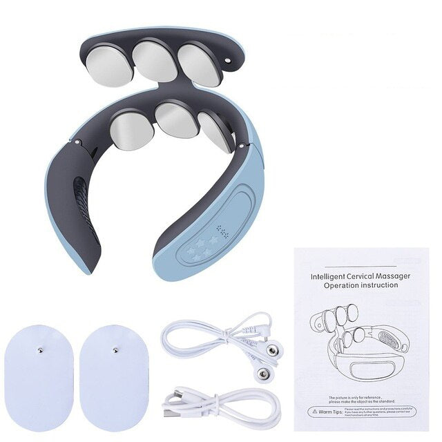 Neck Massager For Pain Relief With Heat Electric Neck Cervical Spine M