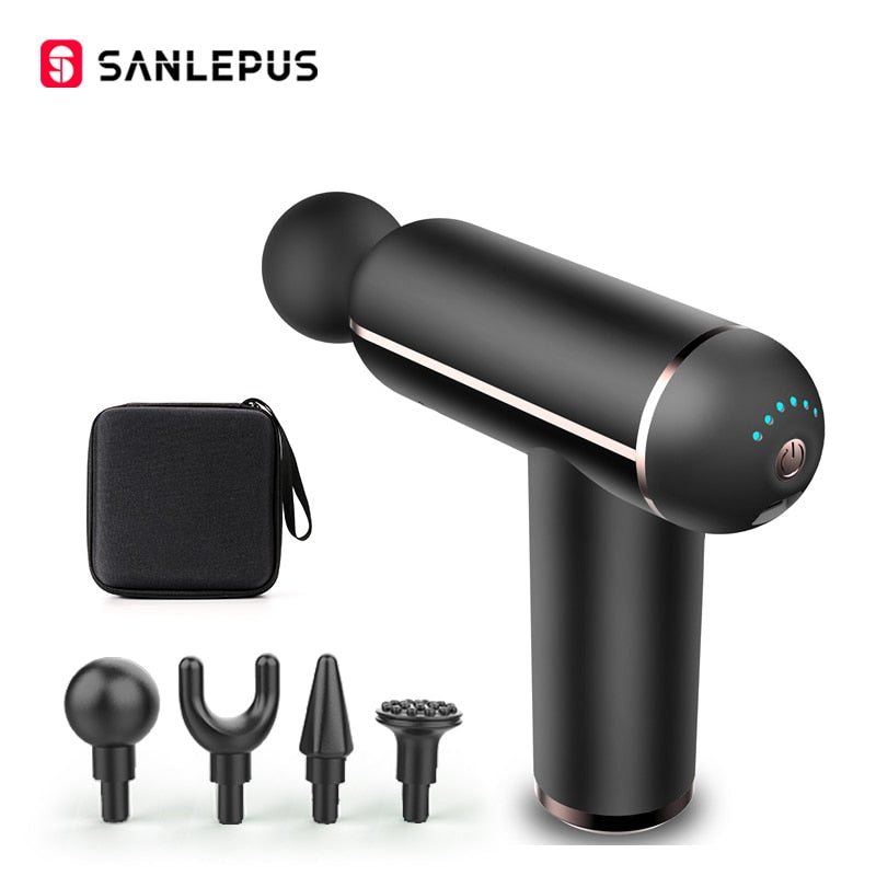 SANLEPUS Portable LCD Massage Gun For Body Neck Back Electric Percussi