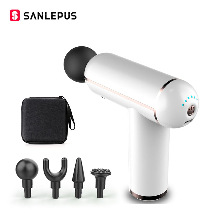 SANLEPUS Portable LCD Massage Gun For Body Neck Back Electric Percussi