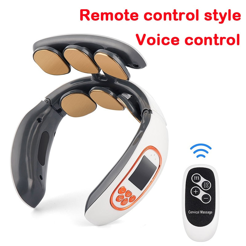 Neck Massage Instrument Intelligent Electric Rechargeable Heating Hot